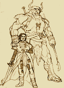 Norgl and Captain Tiam...